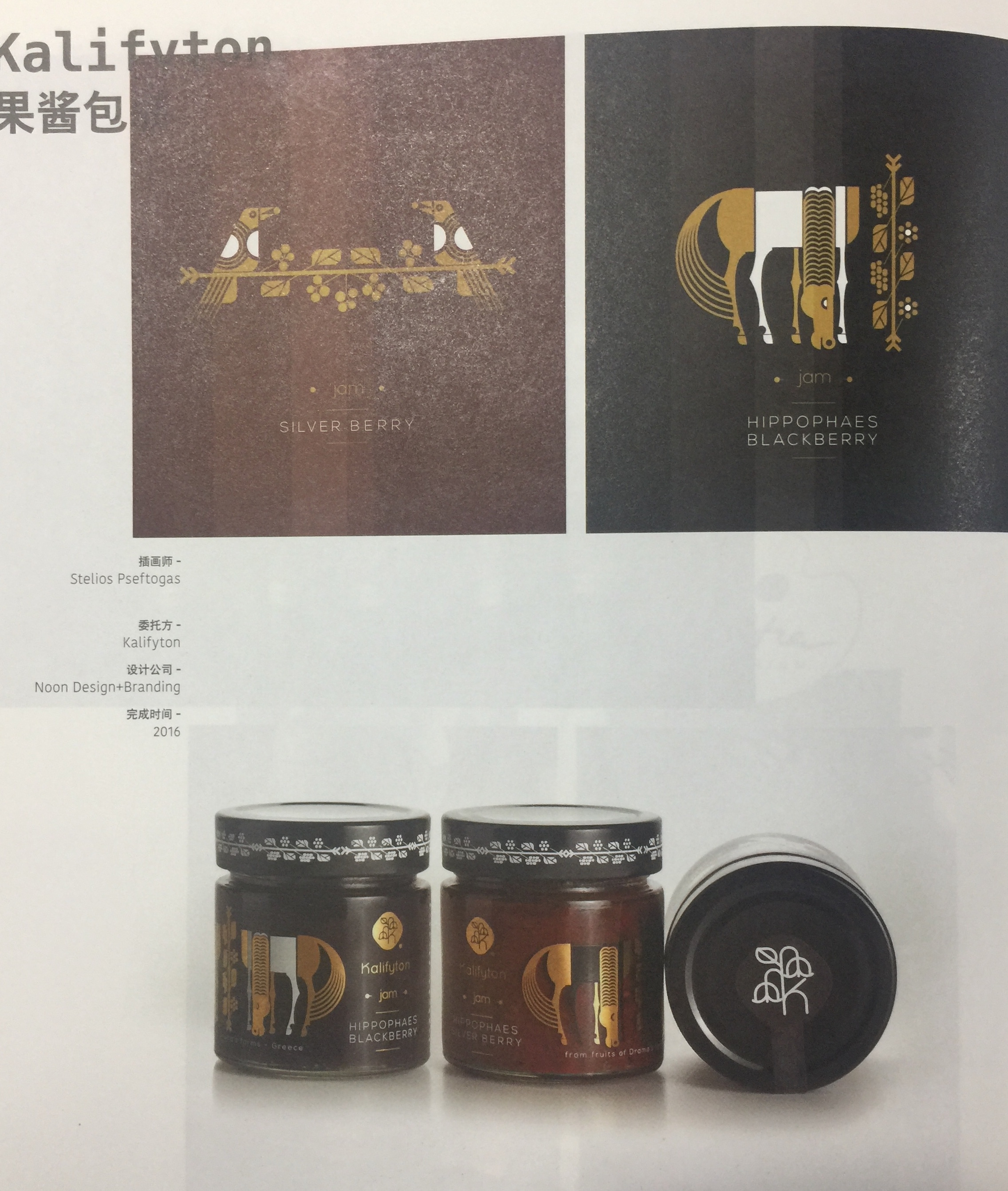 帶來獨(dú)特味覺體驗(yàn)的食品-黑莓、銀果胡頹子和沙棘果醬包裝設(shè)計(jì)